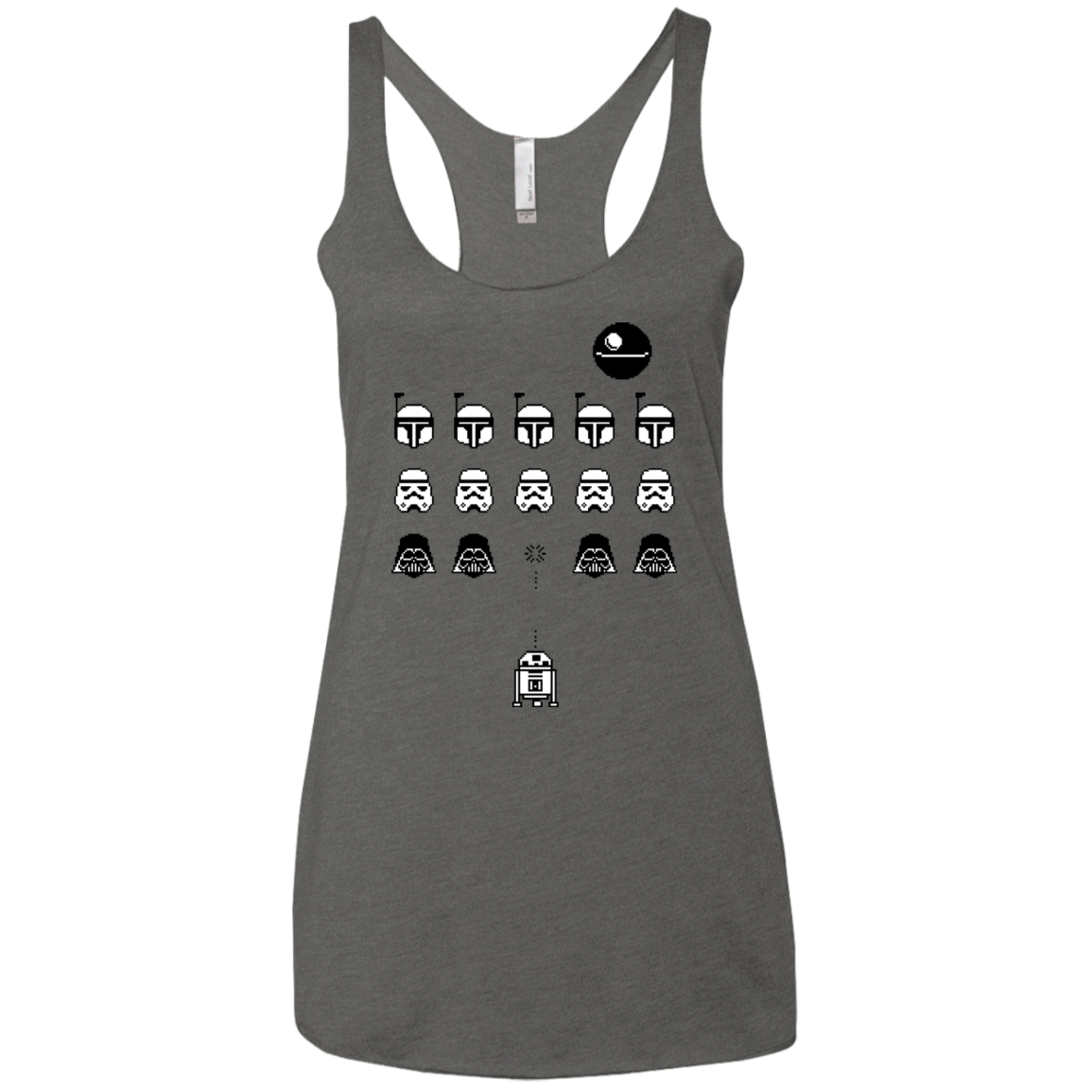 T-Shirts Premium Heather / X-Small Dark Invaders Women's Triblend Racerback Tank