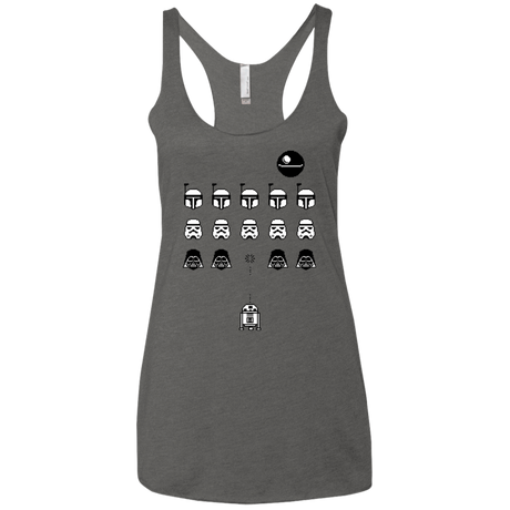 T-Shirts Premium Heather / X-Small Dark Invaders Women's Triblend Racerback Tank