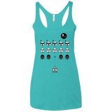 T-Shirts Tahiti Blue / X-Small Dark Invaders Women's Triblend Racerback Tank