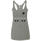 T-Shirts Venetian Grey / X-Small Dark Invaders Women's Triblend Racerback Tank
