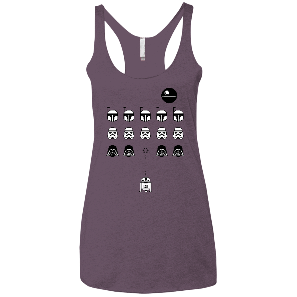 T-Shirts Vintage Purple / X-Small Dark Invaders Women's Triblend Racerback Tank