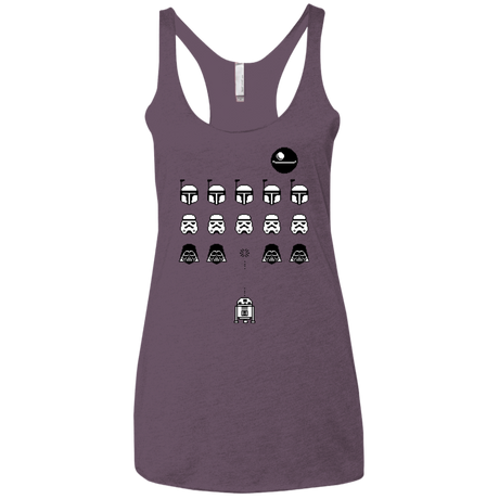 T-Shirts Vintage Purple / X-Small Dark Invaders Women's Triblend Racerback Tank