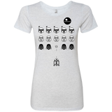 T-Shirts Heather White / Small Dark Invaders Women's Triblend T-Shirt