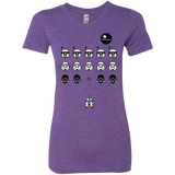 T-Shirts Purple Rush / Small Dark Invaders Women's Triblend T-Shirt
