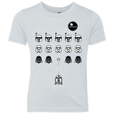 T-Shirts Heather White / YXS Dark Invaders Youth Triblend T-Shirt