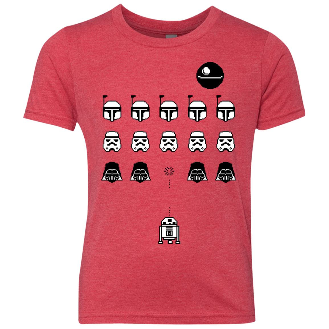 T-Shirts Vintage Red / YXS Dark Invaders Youth Triblend T-Shirt