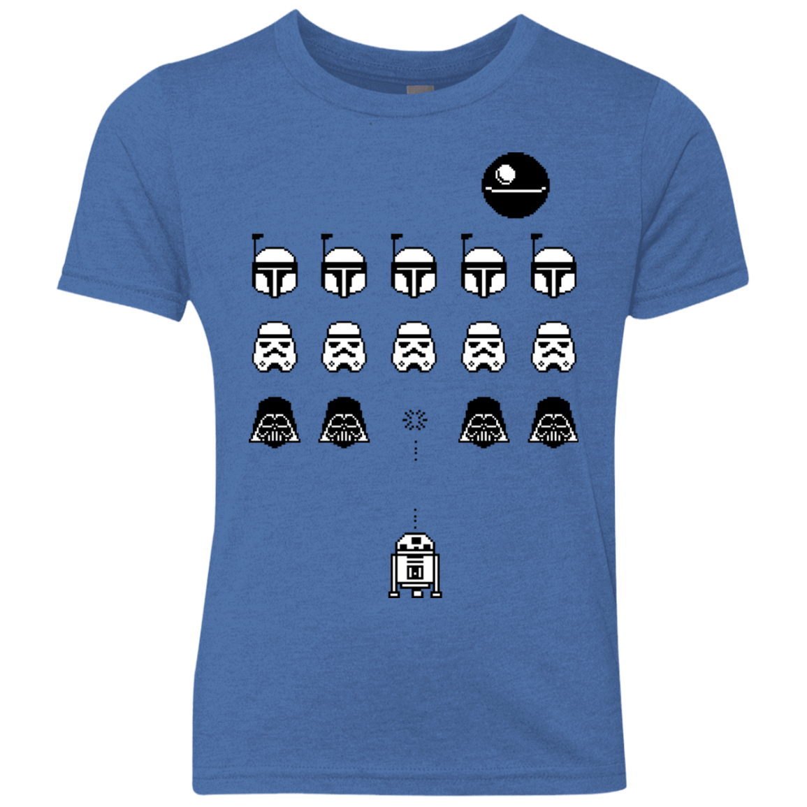 T-Shirts Vintage Royal / YXS Dark Invaders Youth Triblend T-Shirt