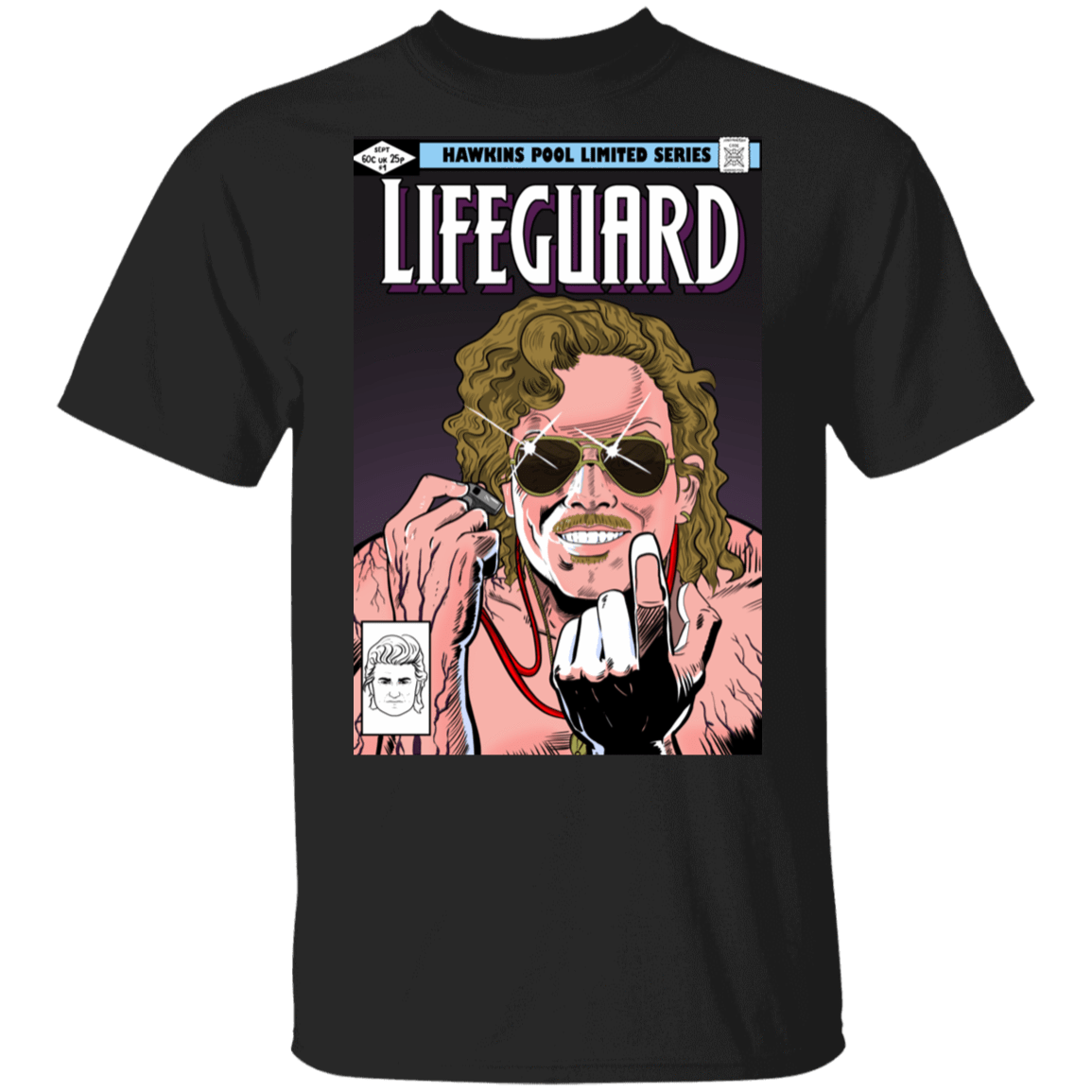 T-Shirts Black / S Dark Lifeguard T-Shirt