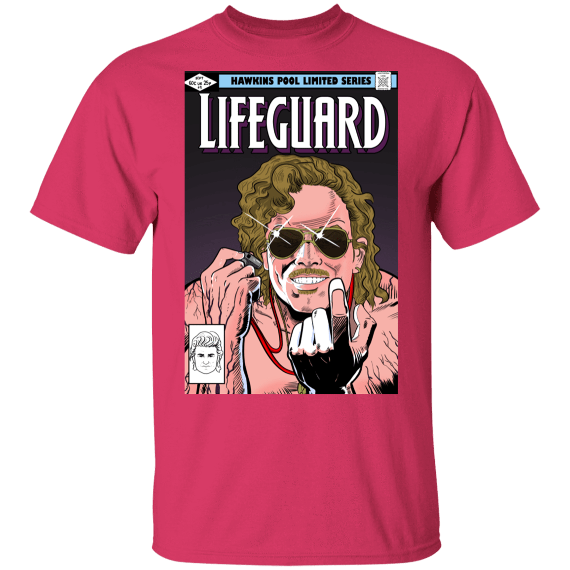 T-Shirts Heliconia / S Dark Lifeguard T-Shirt