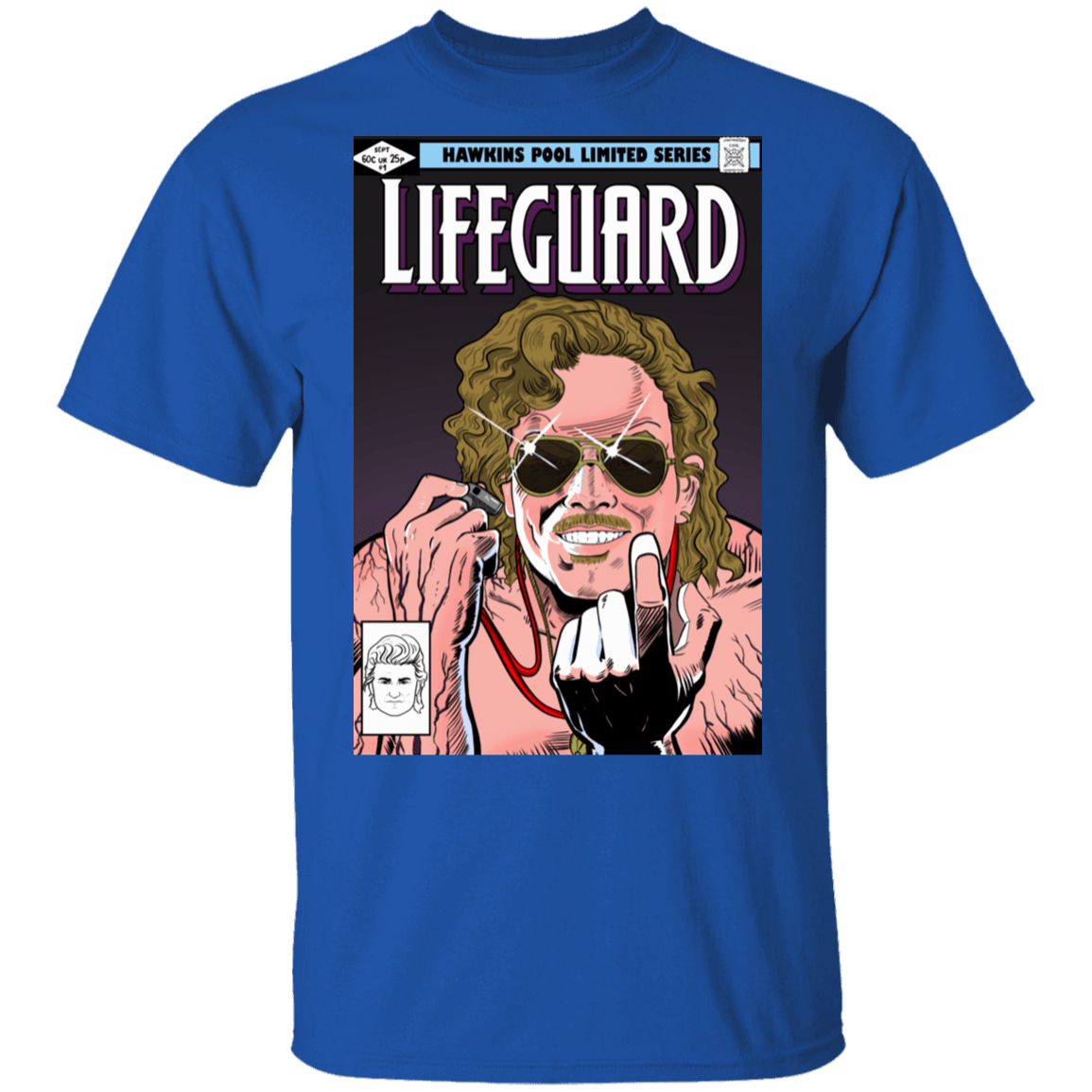 T-Shirts Royal / S Dark Lifeguard T-Shirt