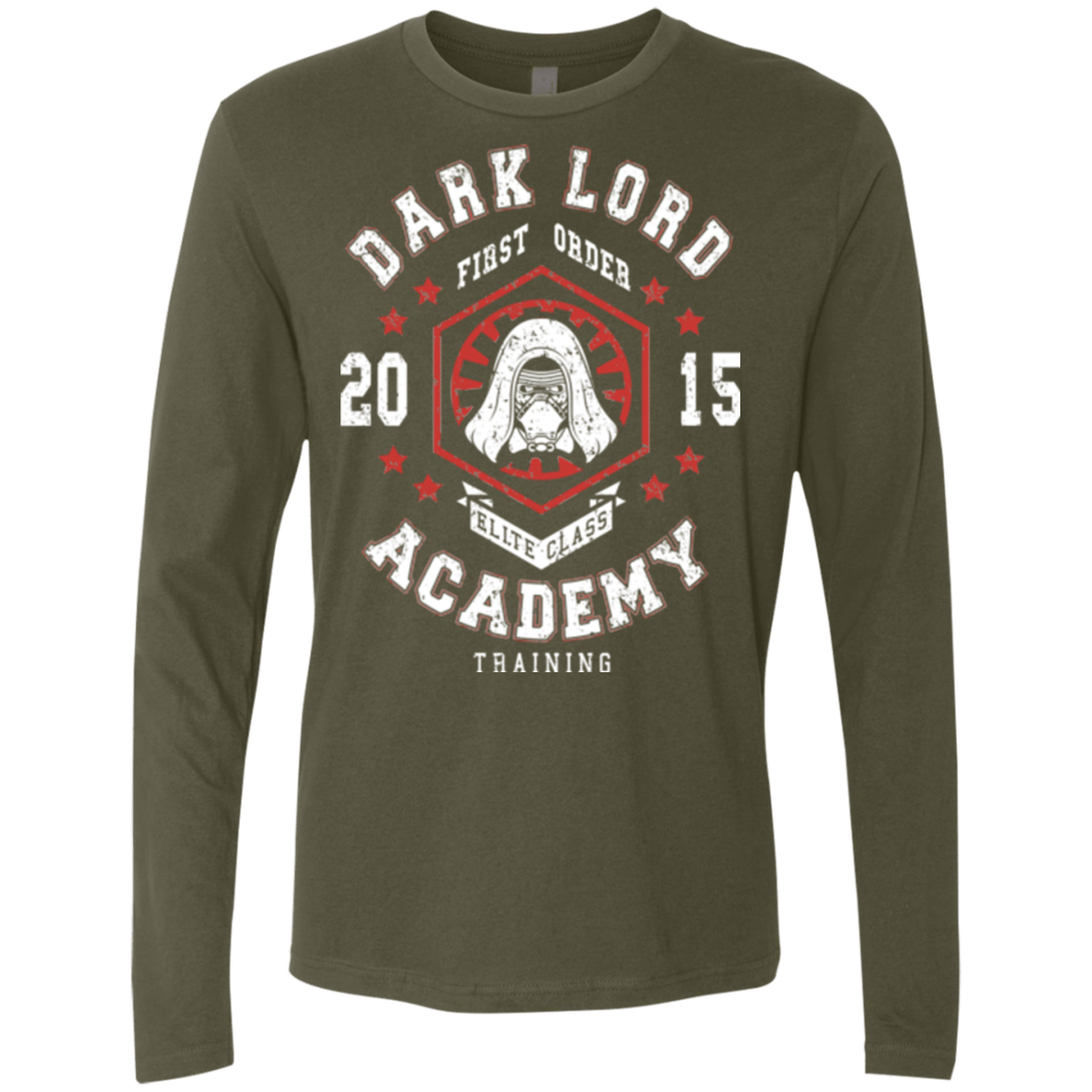 T-Shirts Military Green / Small Dark Lord Academy 15 Men's Premium Long Sleeve