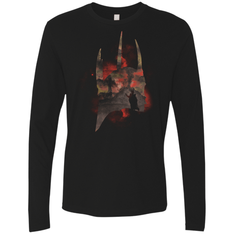 T-Shirts Black / Small Dark Lord Head Men's Premium Long Sleeve