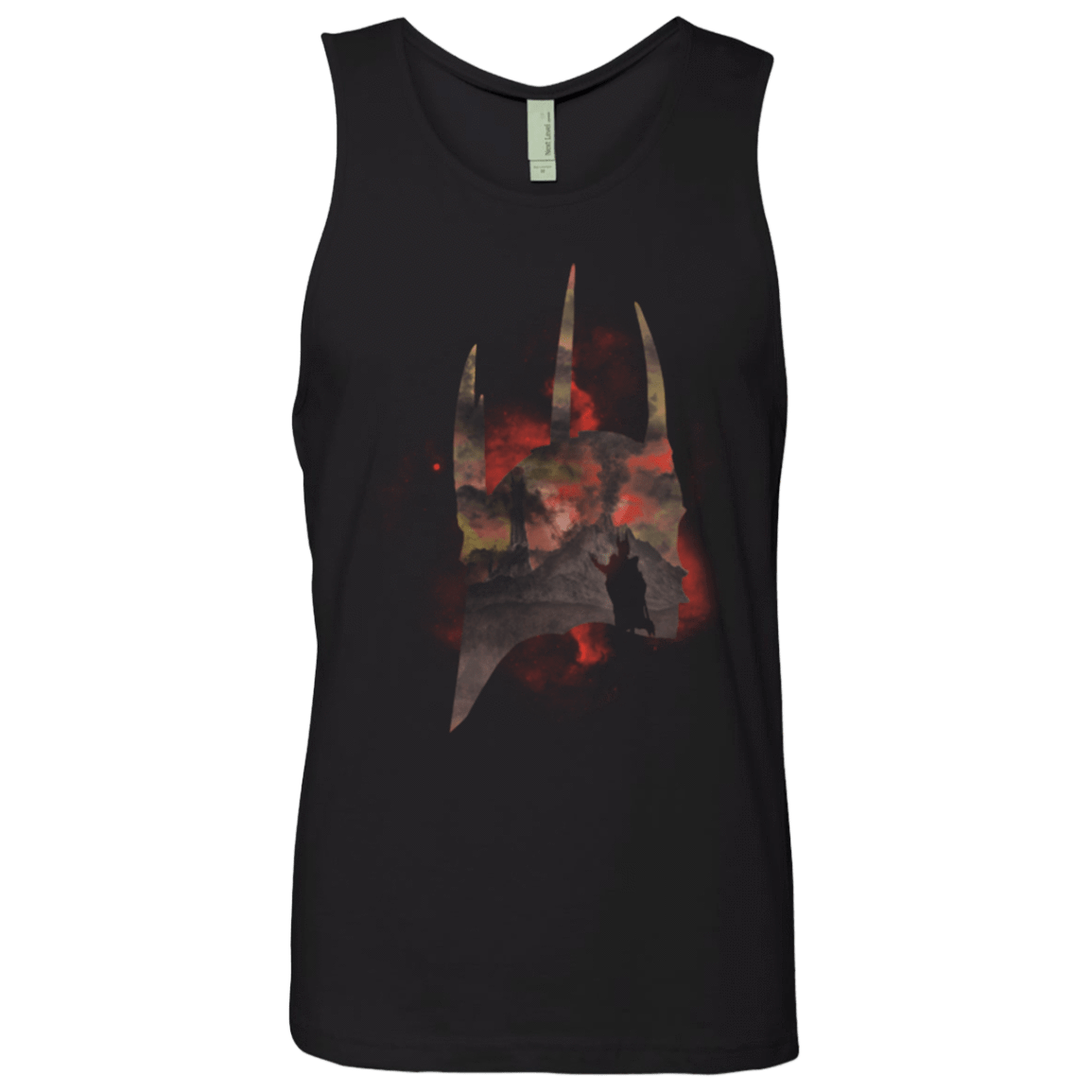 T-Shirts Black / Small Dark Lord Head Men's Premium Tank Top