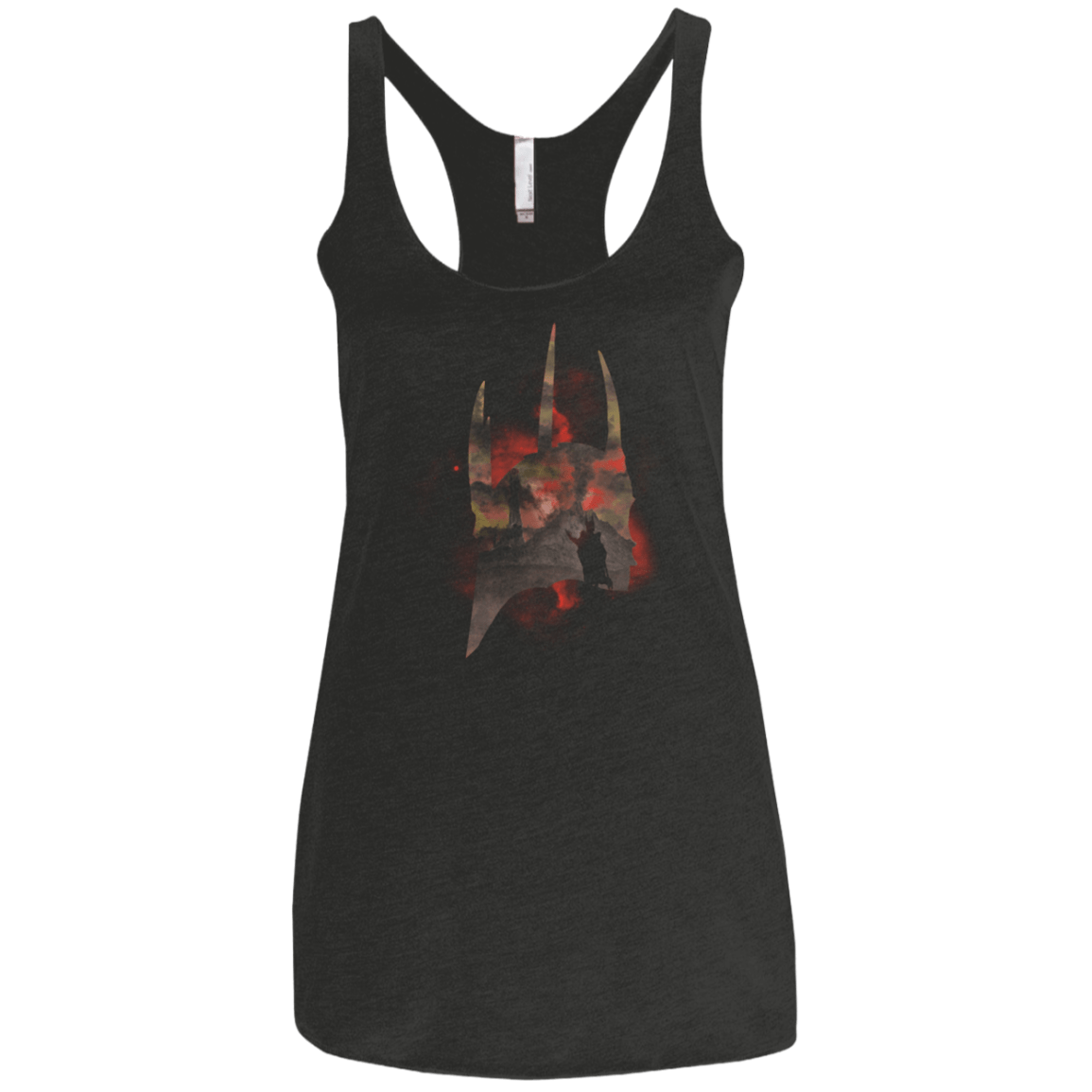 T-Shirts Vintage Black / X-Small Dark Lord Head Women's Triblend Racerback Tank
