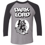 T-Shirts Premium Heather/ Vintage Black / X-Small Dark Lord Men's Triblend 3/4 Sleeve
