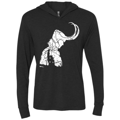 T-Shirts Vintage Black / X-Small Dark Lord Shadow Triblend Long Sleeve Hoodie Tee