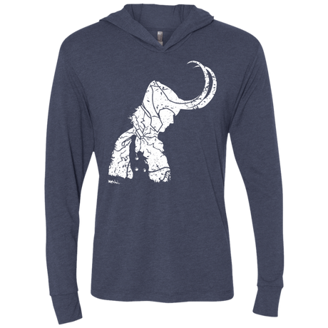 T-Shirts Vintage Navy / X-Small Dark Lord Shadow Triblend Long Sleeve Hoodie Tee