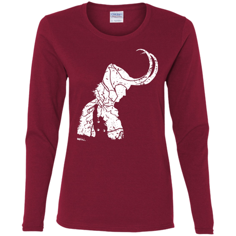 T-Shirts Cardinal / S Dark Lord Shadow Women's Long Sleeve T-Shirt