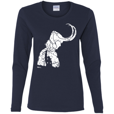 T-Shirts Navy / S Dark Lord Shadow Women's Long Sleeve T-Shirt