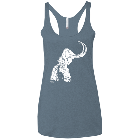 T-Shirts Indigo / X-Small Dark Lord Shadow Women's Triblend Racerback Tank