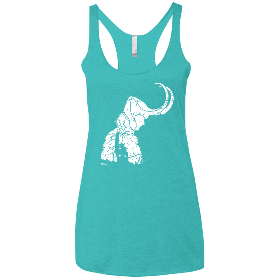 T-Shirts Tahiti Blue / X-Small Dark Lord Shadow Women's Triblend Racerback Tank