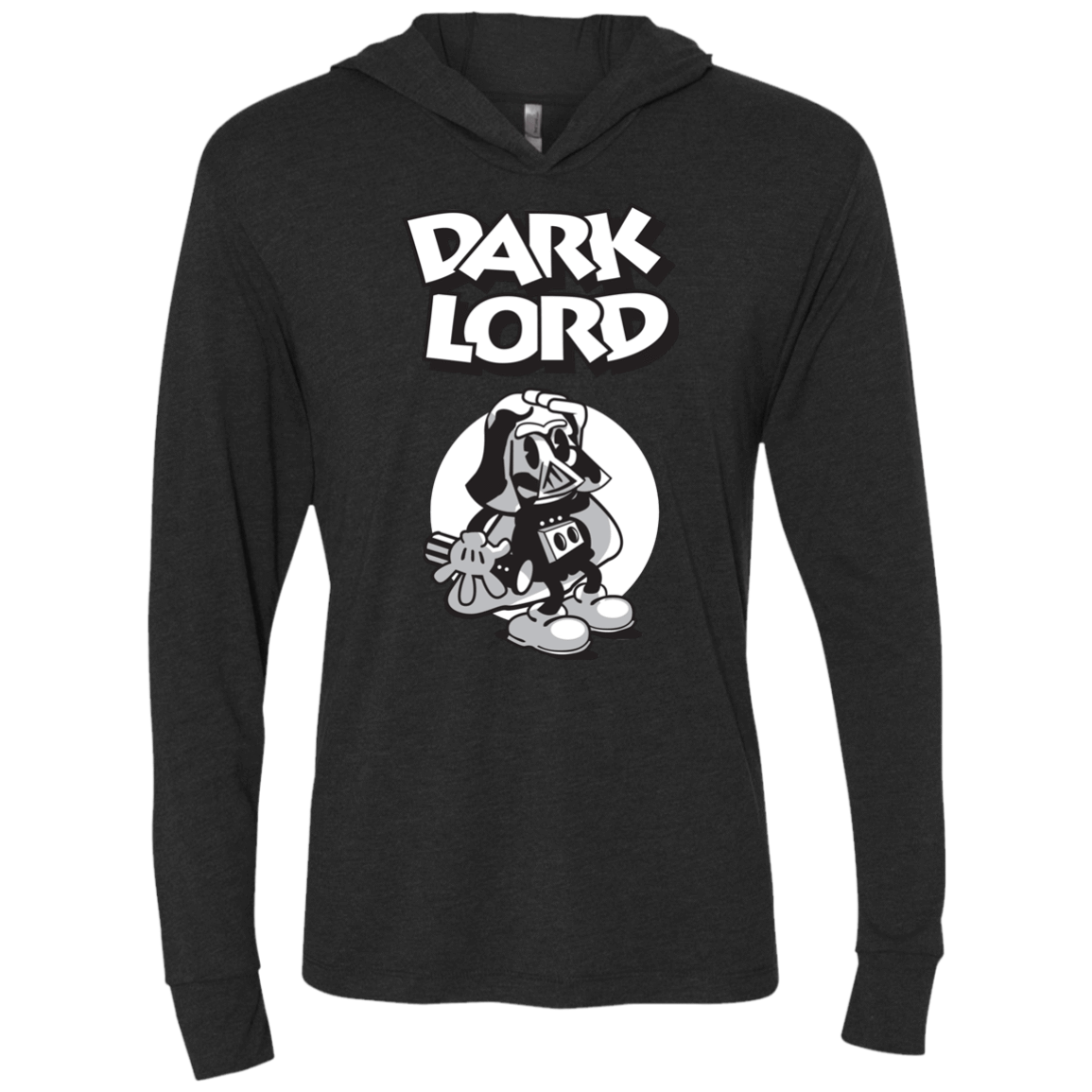 T-Shirts Vintage Black / X-Small Dark Lord Triblend Long Sleeve Hoodie Tee