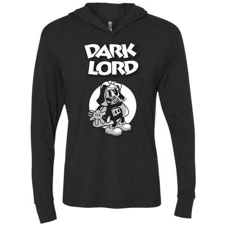 T-Shirts Vintage Black / X-Small Dark Lord Triblend Long Sleeve Hoodie Tee