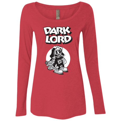 T-Shirts Vintage Red / Small Dark Lord Women's Triblend Long Sleeve Shirt