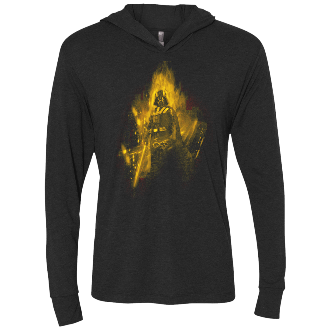 T-Shirts Vintage Black / X-Small Dark matador Triblend Long Sleeve Hoodie Tee