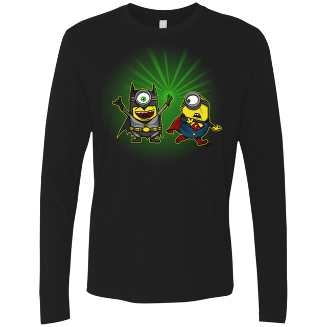 T-Shirts Black / Small Dark Minion VS False God Men's Premium Long Sleeve