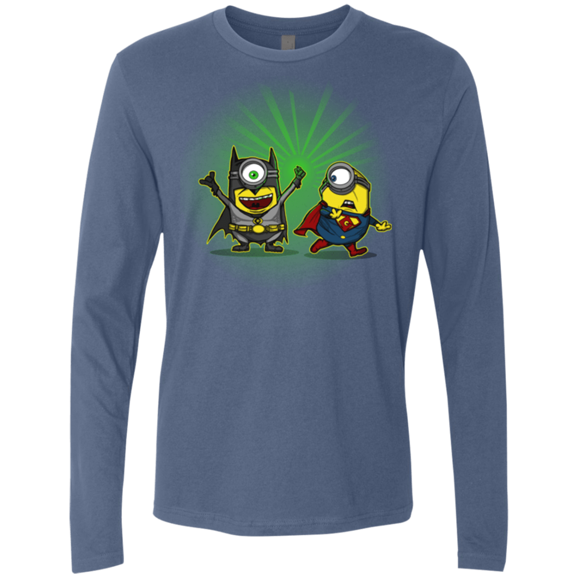 T-Shirts Indigo / Small Dark Minion VS False God Men's Premium Long Sleeve