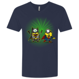 T-Shirts Midnight Navy / X-Small Dark Minion VS False God Men's Premium V-Neck