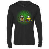 T-Shirts Vintage Black / X-Small Dark Minion VS False God Triblend Long Sleeve Hoodie Tee