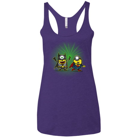T-Shirts Purple Rush / X-Small Dark Minion VS False God Women's Triblend Racerback Tank