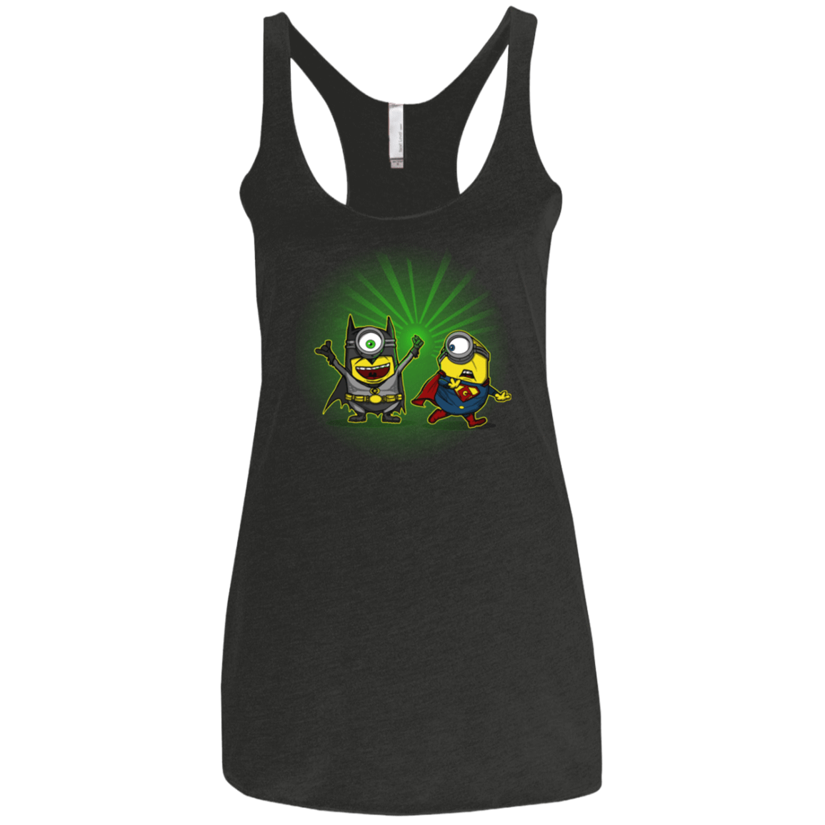 T-Shirts Vintage Black / X-Small Dark Minion VS False God Women's Triblend Racerback Tank