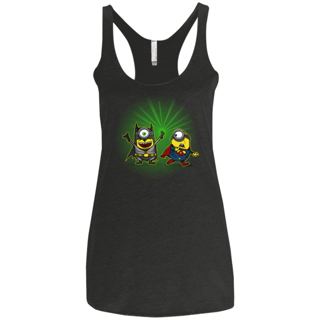 T-Shirts Vintage Black / X-Small Dark Minion VS False God Women's Triblend Racerback Tank