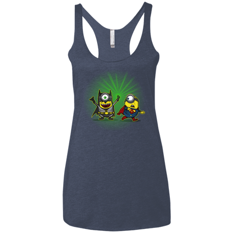 T-Shirts Vintage Navy / X-Small Dark Minion VS False God Women's Triblend Racerback Tank