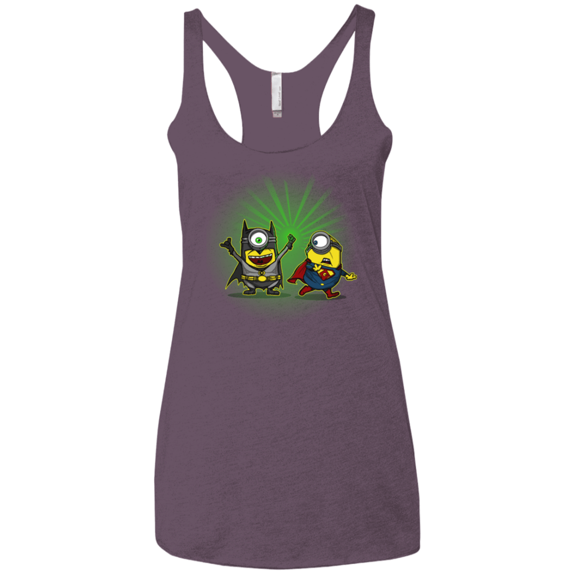 T-Shirts Vintage Purple / X-Small Dark Minion VS False God Women's Triblend Racerback Tank