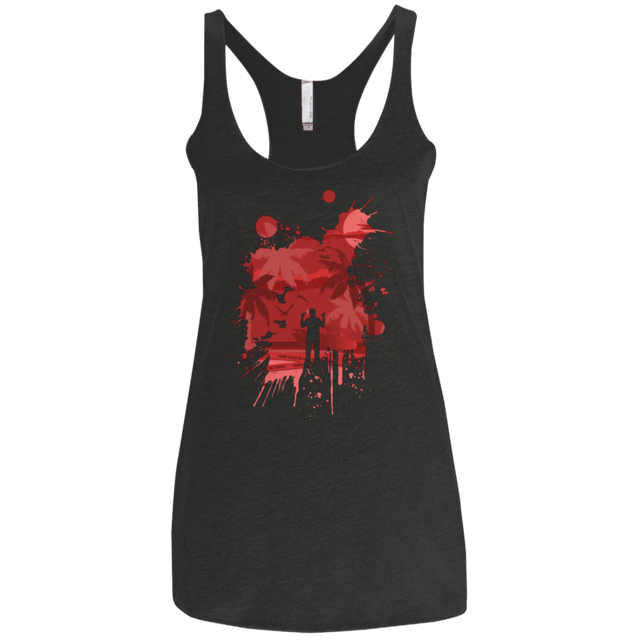 T-Shirts Vintage Black / X-Small Dark Passenger Women's Triblend Racerback Tank