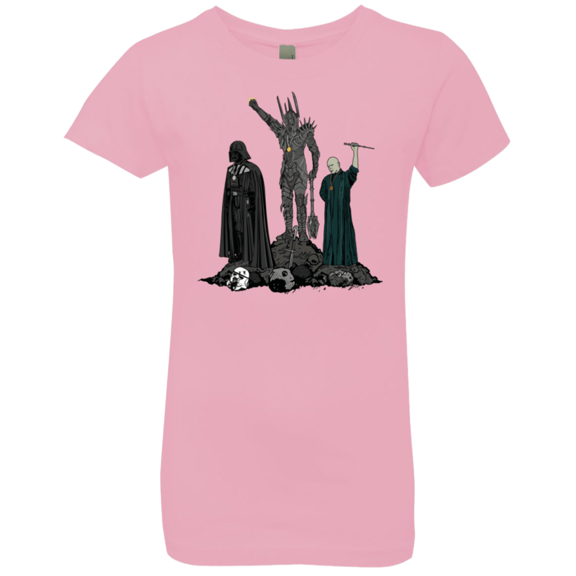 T-Shirts Light Pink / YXS Dark Power Girls Premium T-Shirt