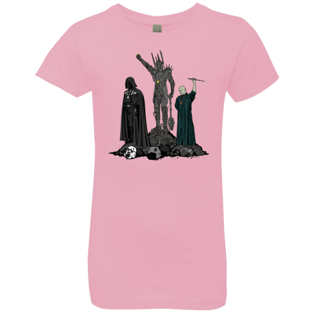 T-Shirts Light Pink / YXS Dark Power Girls Premium T-Shirt