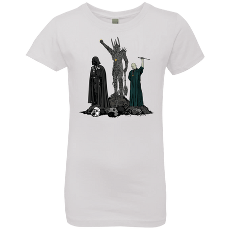 T-Shirts White / YXS Dark Power Girls Premium T-Shirt