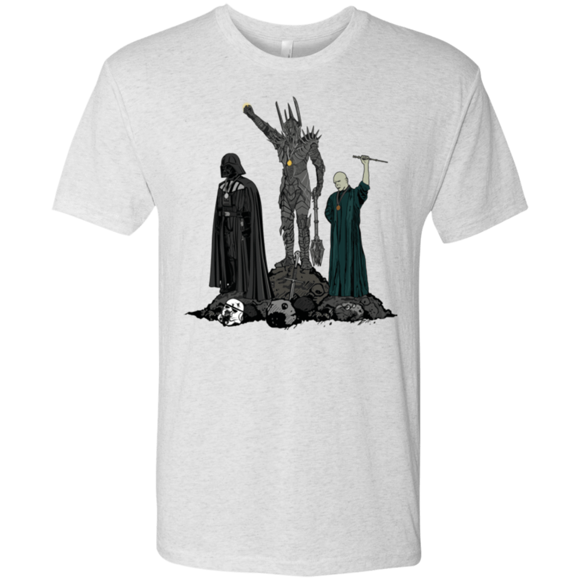 T-Shirts Heather White / Small Dark Power Men's Triblend T-Shirt