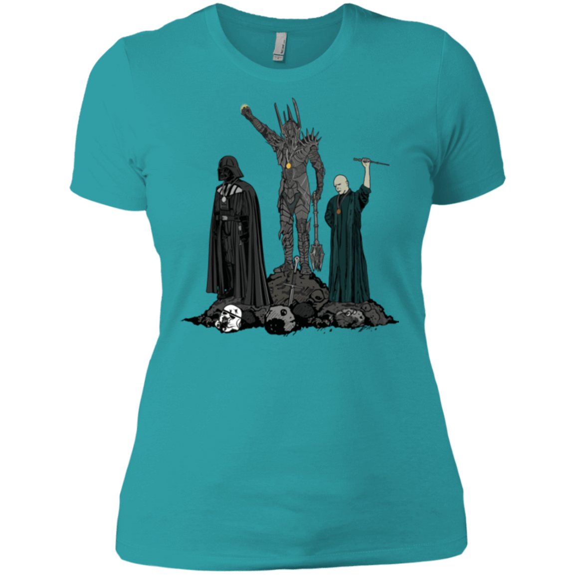 T-Shirts Tahiti Blue / X-Small Dark Power Women's Premium T-Shirt