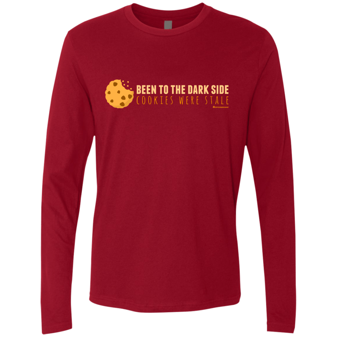 T-Shirts Cardinal / Small Dark Side Cookies Men's Premium Long Sleeve