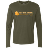 T-Shirts Military Green / Small Dark Side Cookies Men's Premium Long Sleeve