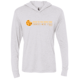 T-Shirts Heather White / X-Small Dark Side Cookies Triblend Long Sleeve Hoodie Tee