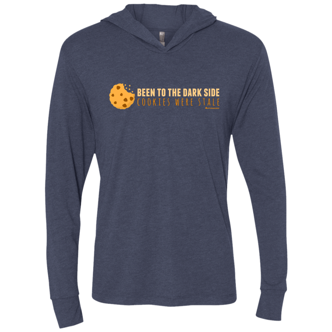 T-Shirts Vintage Navy / X-Small Dark Side Cookies Triblend Long Sleeve Hoodie Tee