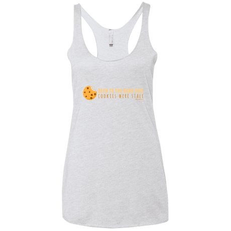 T-Shirts Heather White / X-Small Dark Side Cookies Women's Triblend Racerback Tank