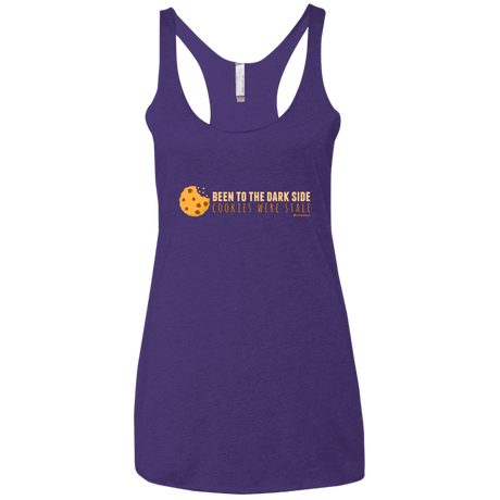 T-Shirts Purple Rush / X-Small Dark Side Cookies Women's Triblend Racerback Tank